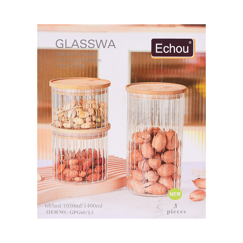 JAR SET 3PC ECHOU GPG60/L3