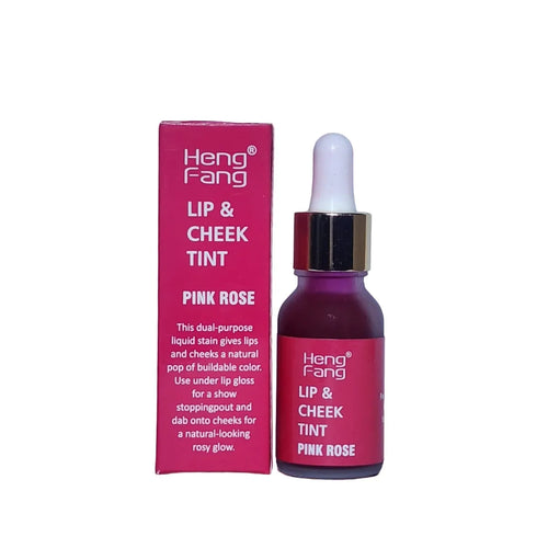 Heng Fang Natural Effect Buildable Color Magic Tint Lip & Cheek Stain Lip Tint 15ml-pink