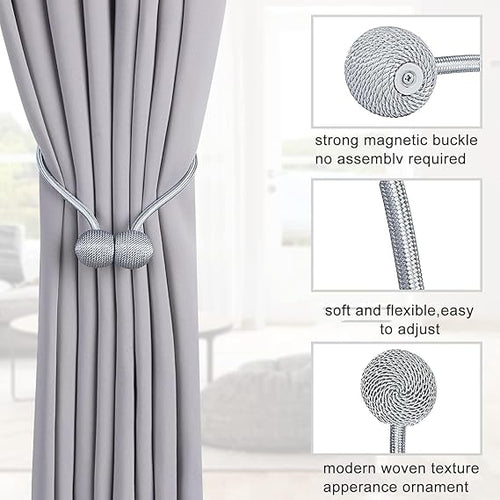 Home.co - Heavy Curtain Clip Pair (random Color)