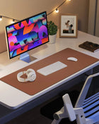 Double Face PU Leather Desk Mat