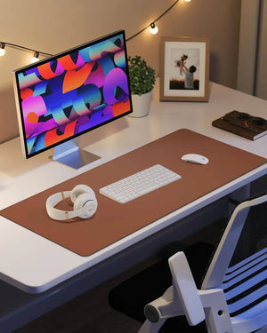 Double Face PU Leather Desk Mat – Minor Defect Edition | Great Value