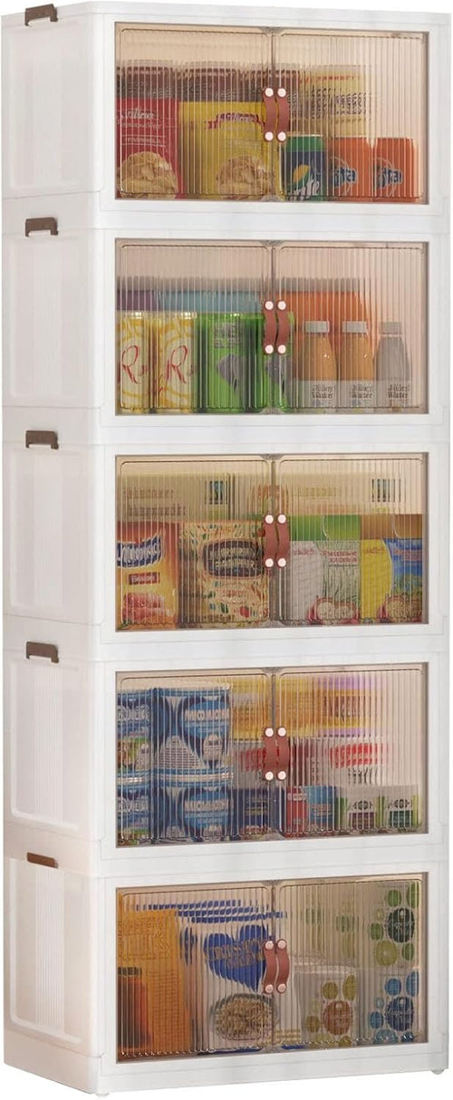 Home.co - Folding Storage Cabinet (5 Layers) 57x37.5x37