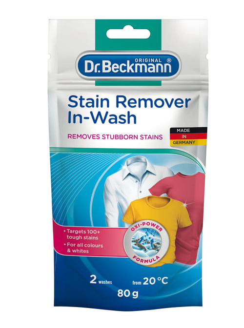 DR BECKMANN STAIN REMOVER IN-WASH POUCH 80 GM