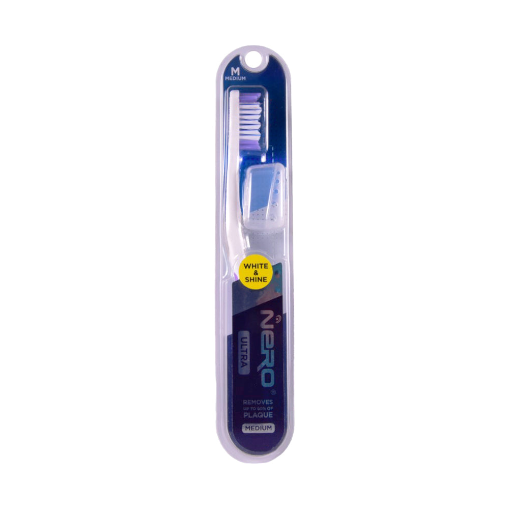 NERO ULTRA TOOTH BRUSH WHITE & SHINE MEDIUM K107