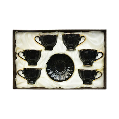 CUP & SAUCER SET 6PC ROYAL BISTRO 9302B