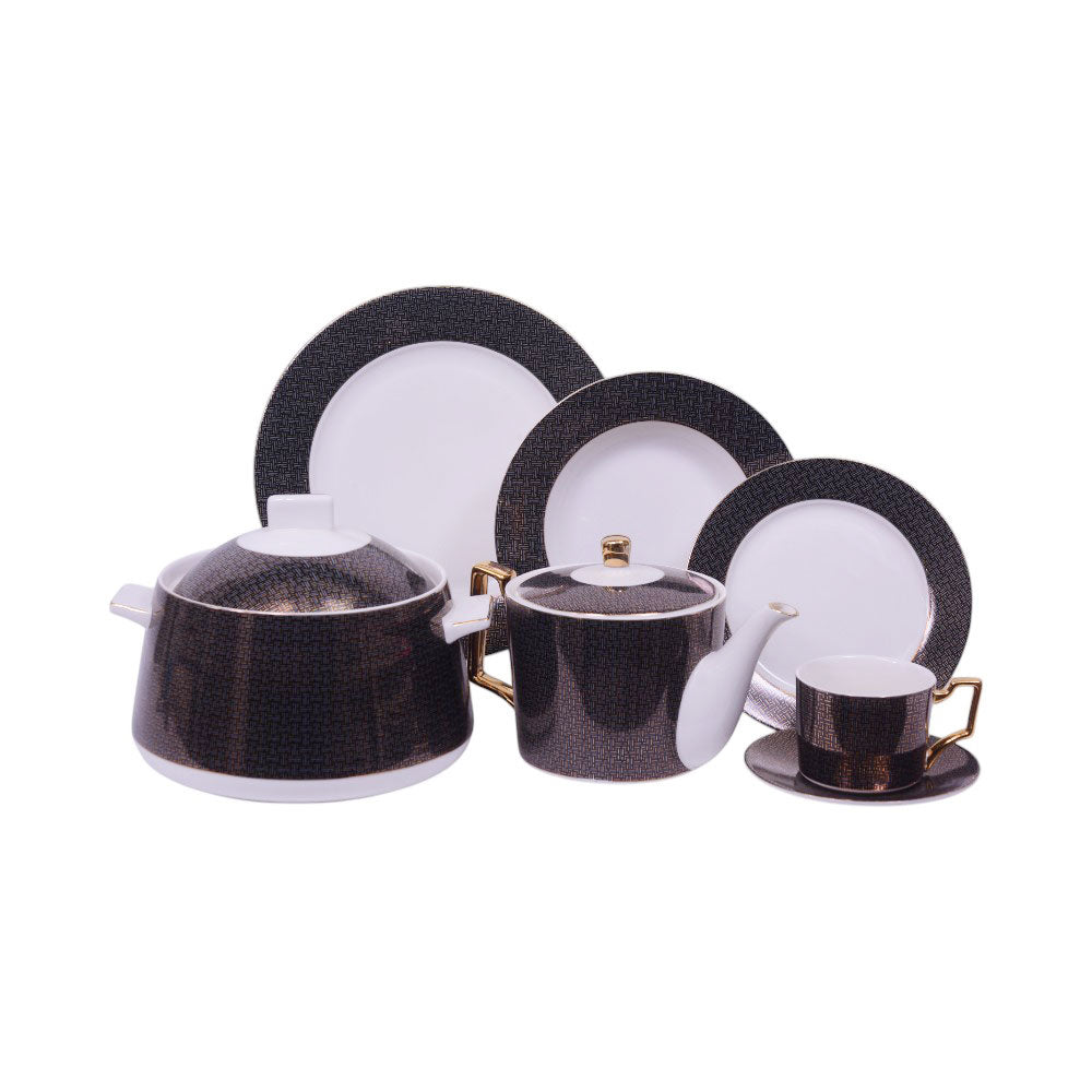 DINNER SET 85PC ROYAL BISTRO 85-8129BS