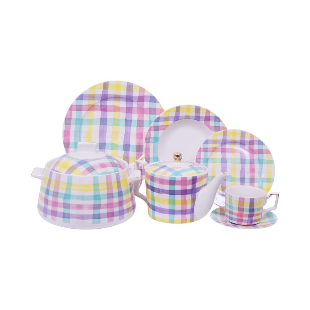 DINNER SET 85PC ROYAL BISTRO 85-1892S