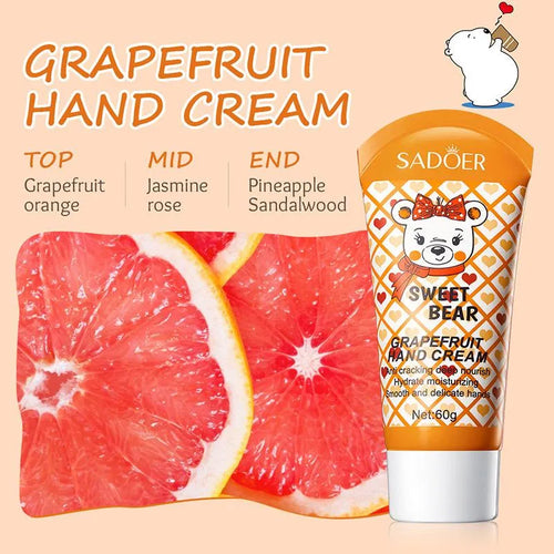 Sadoer - Sweet Bear Grapefruit Hand Cream Moisturizing