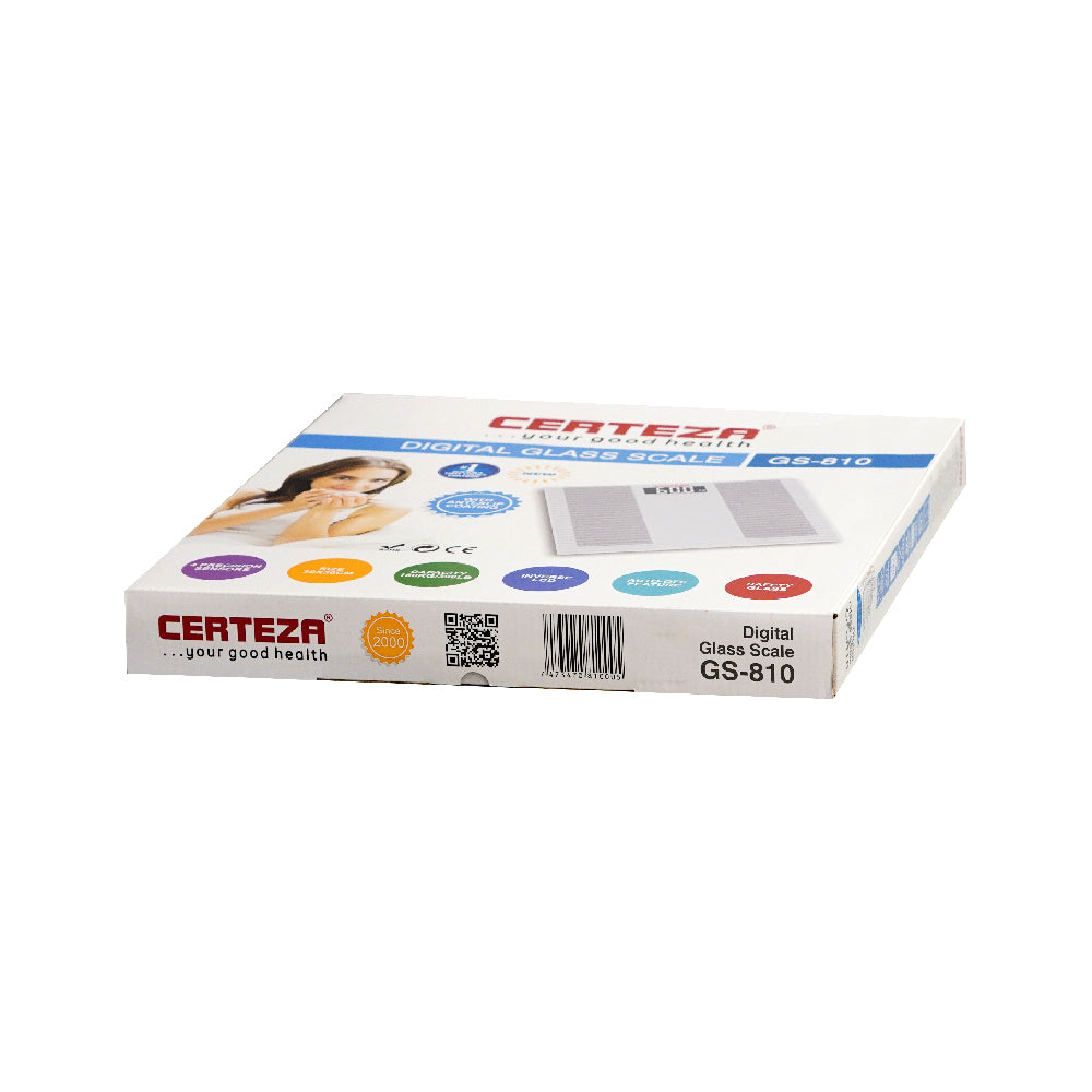 CERTEEZA BATHROOM SCALE 180KG GS810