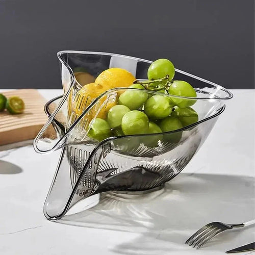 Home.co - Acrylic Drain Bowl (random Color)