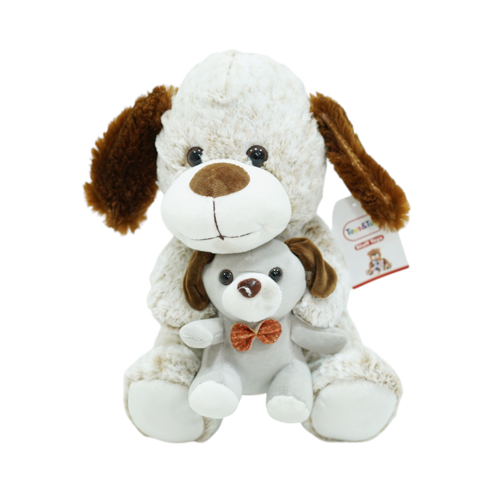 10168 SOFT BEAR W-BABY BEAR 30CM A.I