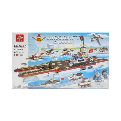 LX-A377 AIRCRAFT CARRIER BLOCKS 806PCS