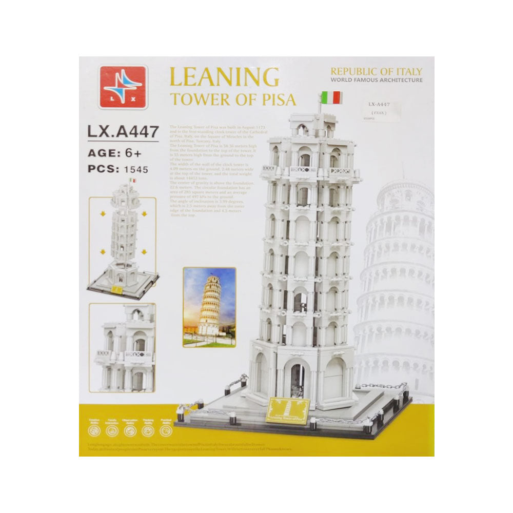 LX-A447 TOWER OF PISA BLOCKS 1545PCS