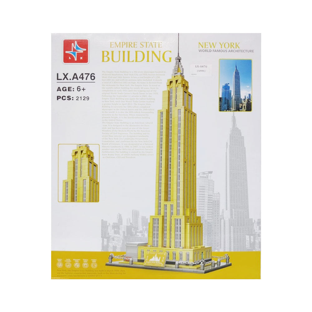 LX-A476 LX EMPIRE STATE BUILDING BLOCKS 2129PCS