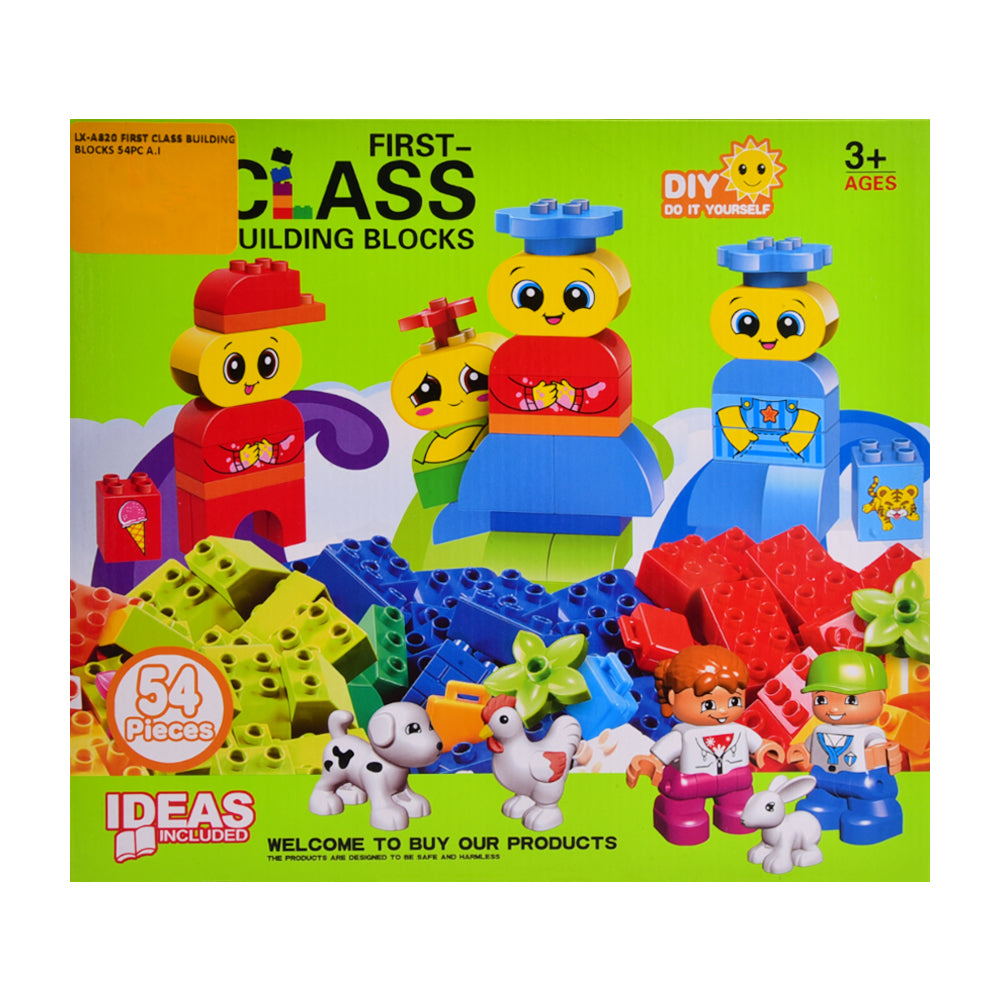 LX-A820 FIRST CLASS BUILDING BLOCKS 54PC A.I