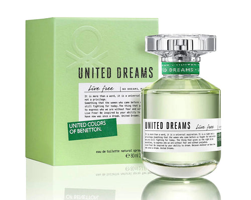 Benetton - Live Free Edt 80 Ml New