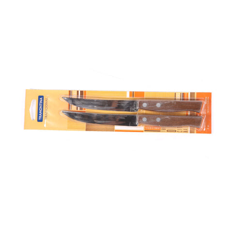 KNIFE TRAMONTINA WOOD HANDLE 2PC 22212205