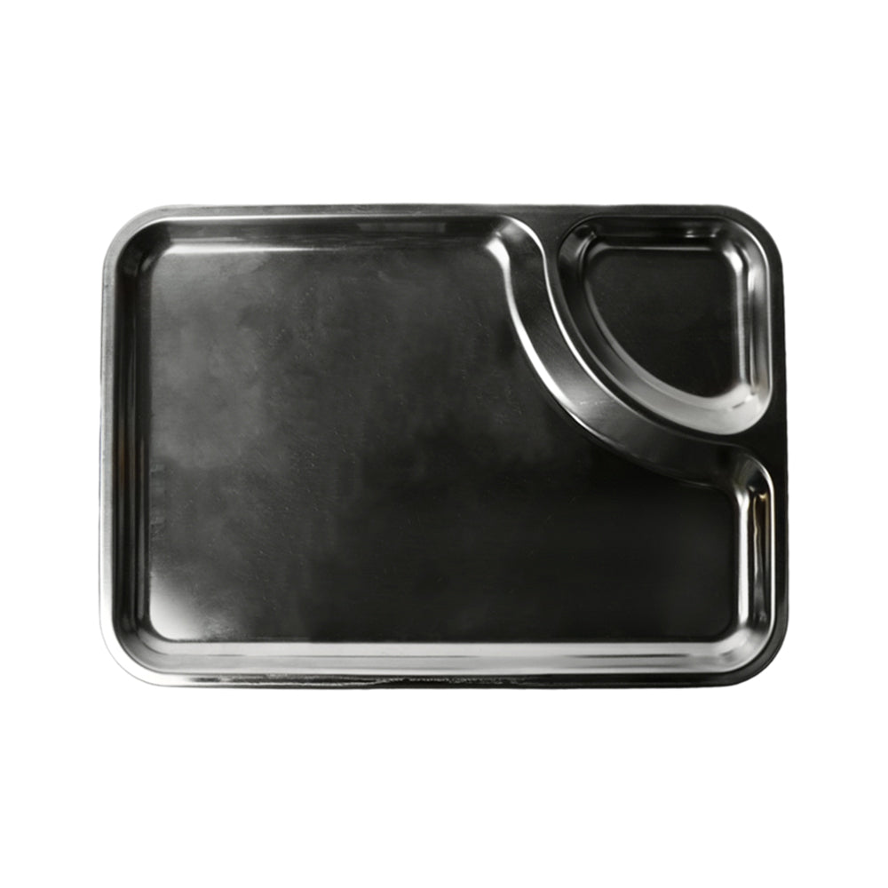 DISH CHIP & DIP STEEL SILVER GST2081
