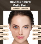 MUICIN - Luminous Silk Nude Velvet Foundation - 45g