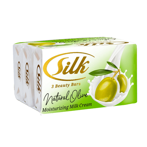 Silk - Soap Natural Olive 130g (pack Of 3)
