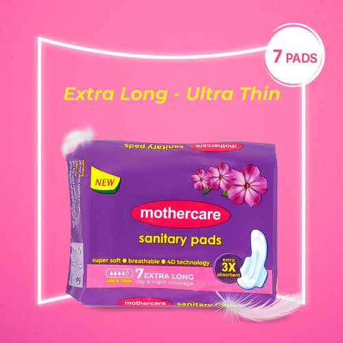 Mothercare - Ultra Thin 7 Extra Long Sanitary Pad