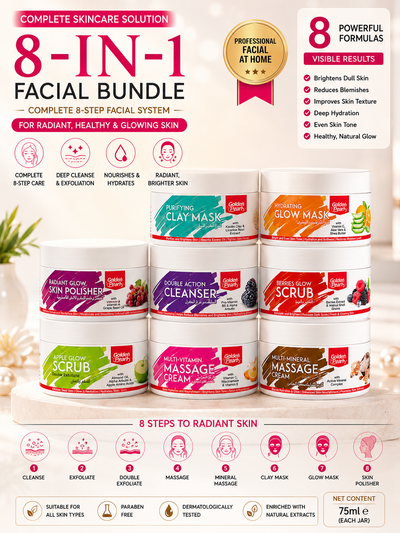 8-in-1 Facial Bundle 75 ml Jars