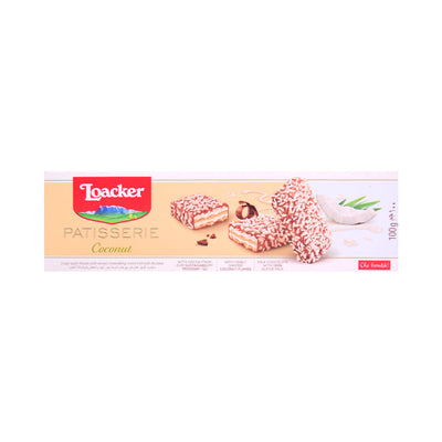 LOACKER WAFER PATISSERIE COCONUT 100 GM