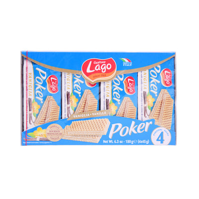 GASTONE LAGO WAFER POKER VANILLA CREAM 180 GM