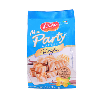 GASTONE LAGO WAFER MINI PARTY VANILLA CREAM 125 GM