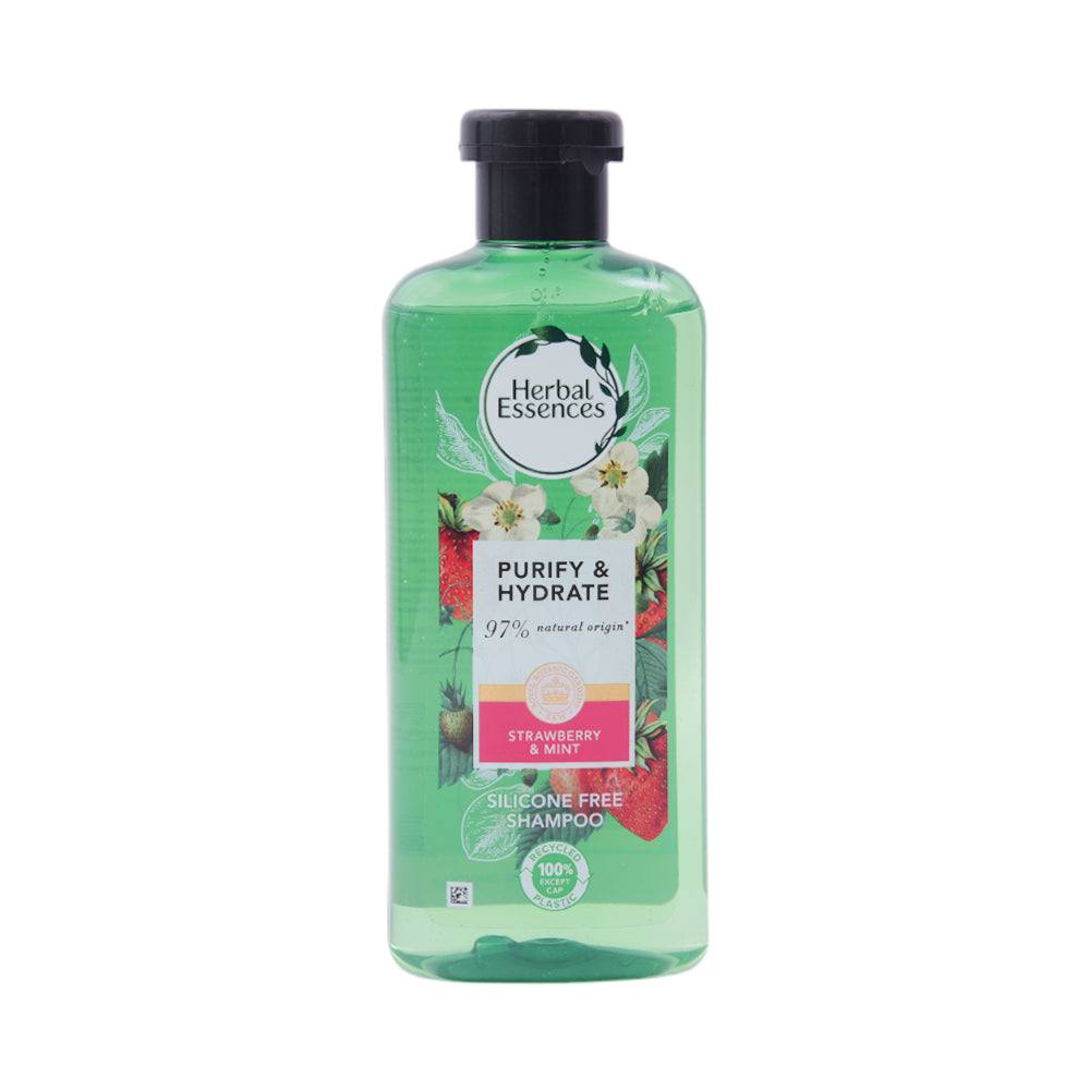HERBAL ESSENCES SHAMPOO STRAWBERRY & MINT 400 ML