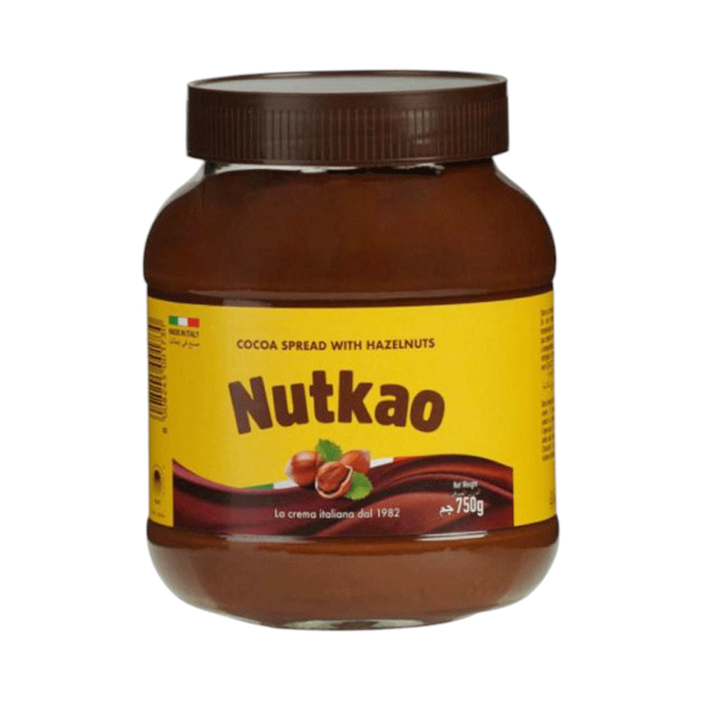 NUTKAO CHOCOLATE SPREAD HAZELNUT WITH COCOA 750 GM