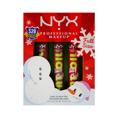 NYX SHINY LIP BALM TRIO