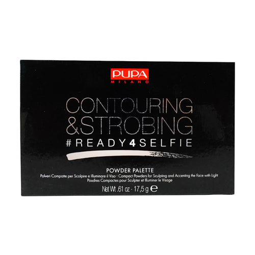 PUPA CONTOURING & STROBING PALETTE READY 4 SELFIE POWDER LIG