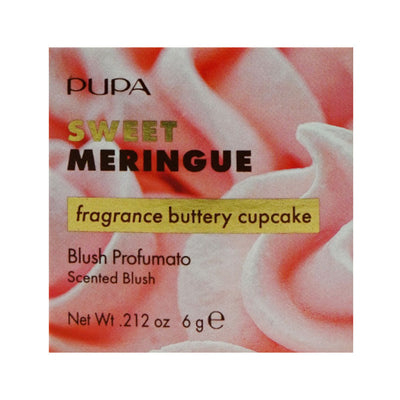 PUPA SWEET MERINGUE SCENTED BLUSH - CUPCAKE MERINGUE
