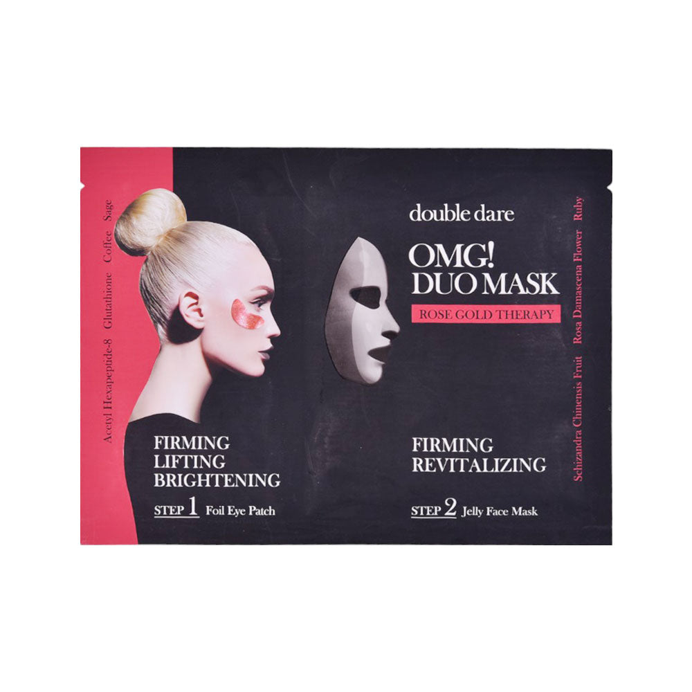 DOUBLE DARE - OMG! DUO MASK ROSE GOLD THERAPY
