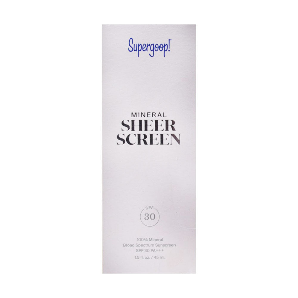SUPERGOOP MINERAL SHEER SCREEN SPF30 45ML