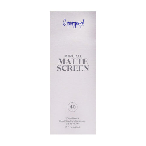 SUPERGOOP MINERAL MATTE SCREEN SPF40 45ML