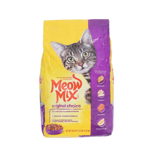MEOW MIX CAT FOOD ORIGINAL CHOICE 1.43 KG