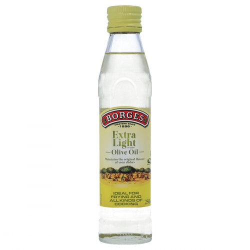 BORGES EXTRA LIGHT OLIVE OIL BOTTLE 250 ML
