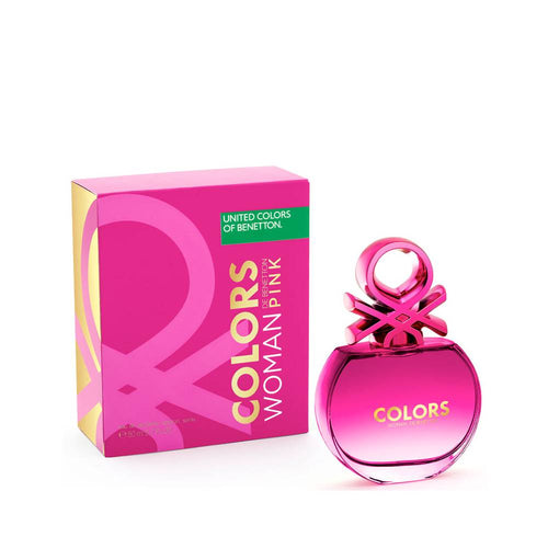 BENETTON COLORS PINK FOR WOMEN EDT 80 ML