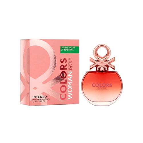 BENETTON COLORS ROSE INTENSO FOR WOMEN EDP 80ML
