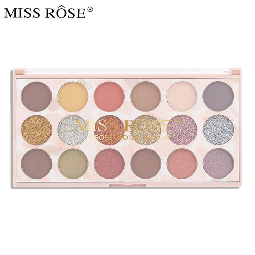 Miss Rose Eyeshadow Useful Delicate Highly Pigmented Beauty Sequins Makeup Eyeshadow For Party Glitter Eye Shadow Eyeshadow Palette