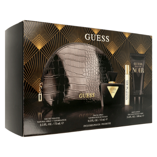 Gift Set - Guess Seductive Noir Women 4s Set (100ml+ 100ml S/g+ 226ml Deo+pouch)