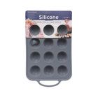 MUFFIN PAN 12 CUPS SILICONE IR YH1106/E104-107
