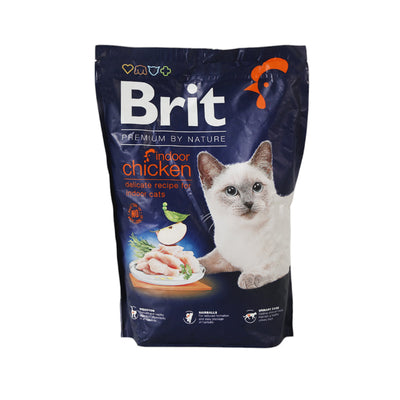 BRIT PREMIUM CAT FOOD INDOOR CHICKEN 1.5 KG