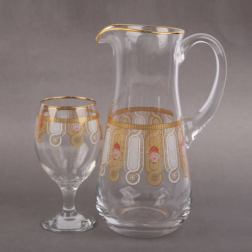 WATER SET 7PC CANBA SANEM GOLD 10011