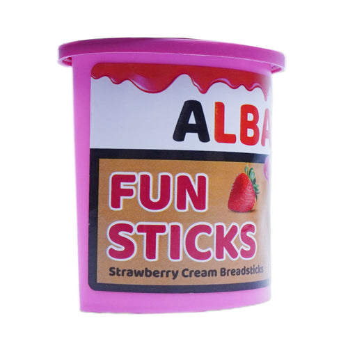 ALBA JOY STICKS STRAWBERRY CREAM WITH FUN STICK 55 GM