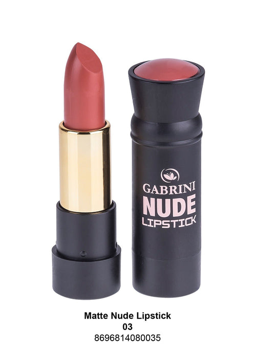 Gabrini Nude Matte 01 Lipstick #03