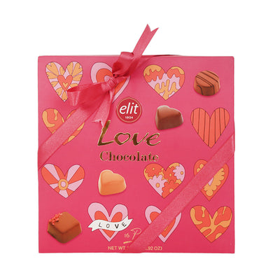 ELIT CHOCOLATE PINK LOVE 16 PIECES 168 GM