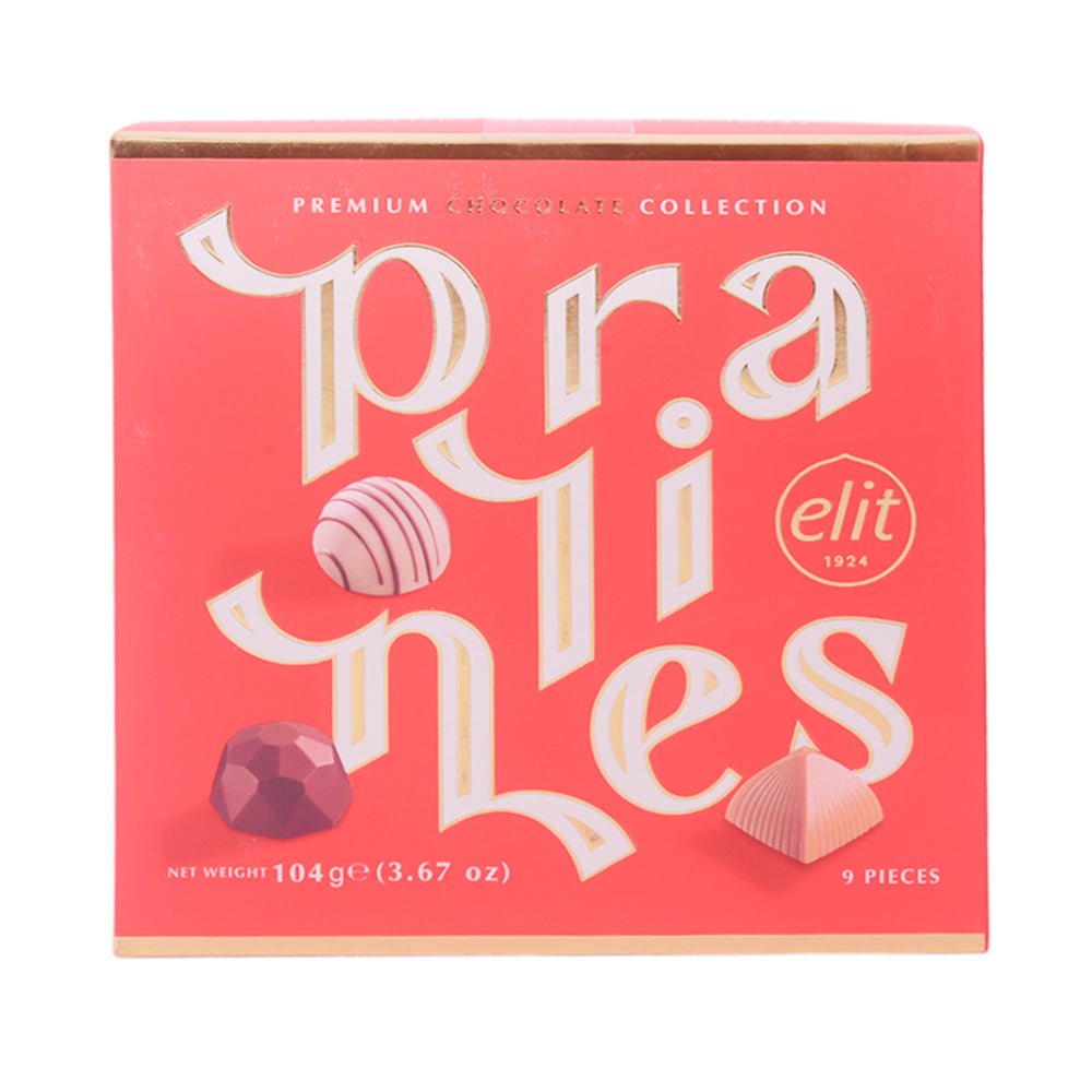 ELIT PREMIUM CHOCOLATE COLLECTION PRALINES RED 104 GM